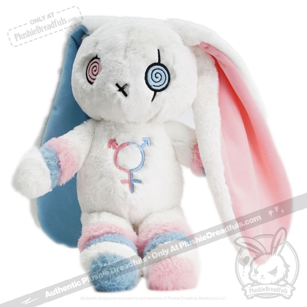 Gender Dysphoria Rabbit - Plush Stuffed Animal