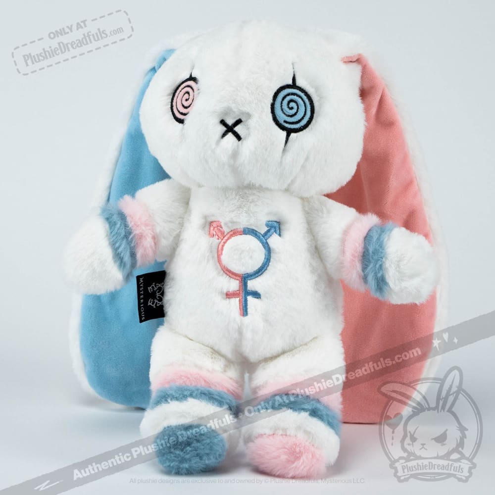 Gender Dysphoria Rabbit - Plush Stuffed Animal