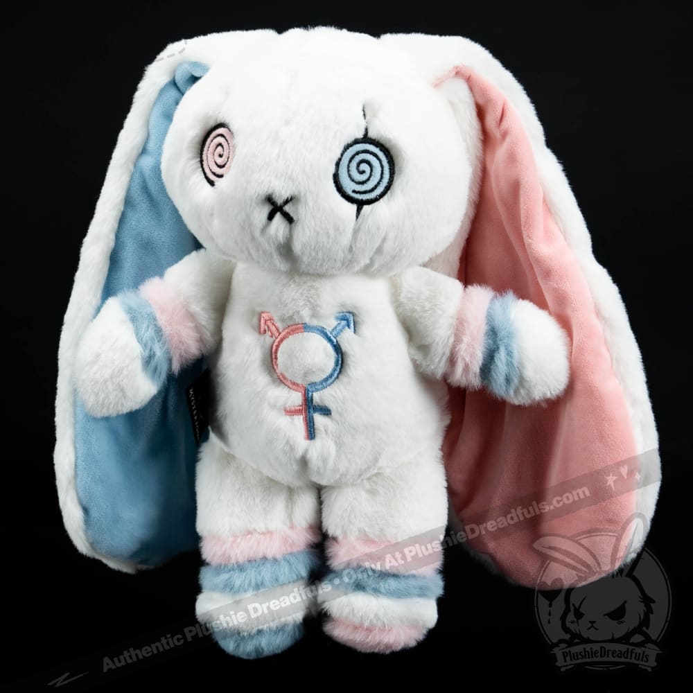 Gender Dysphoria Rabbit - Plush Stuffed Animal