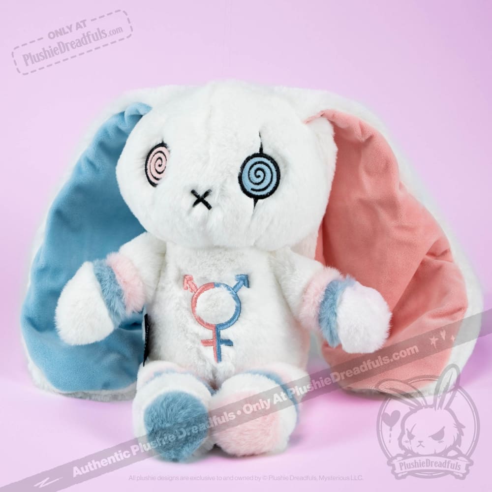 Gender Dysphoria Rabbit - Plush Stuffed Animal