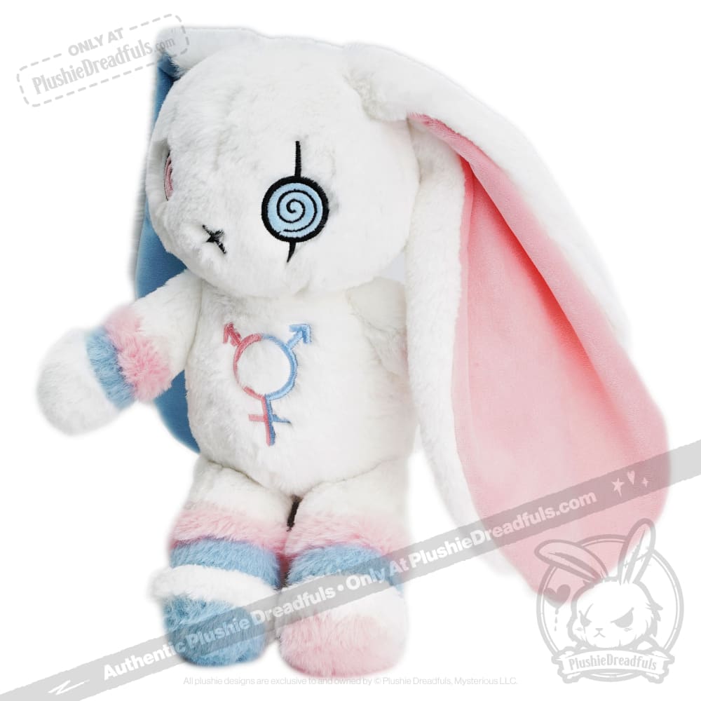Gender Dysphoria Rabbit - Plush Stuffed Animal