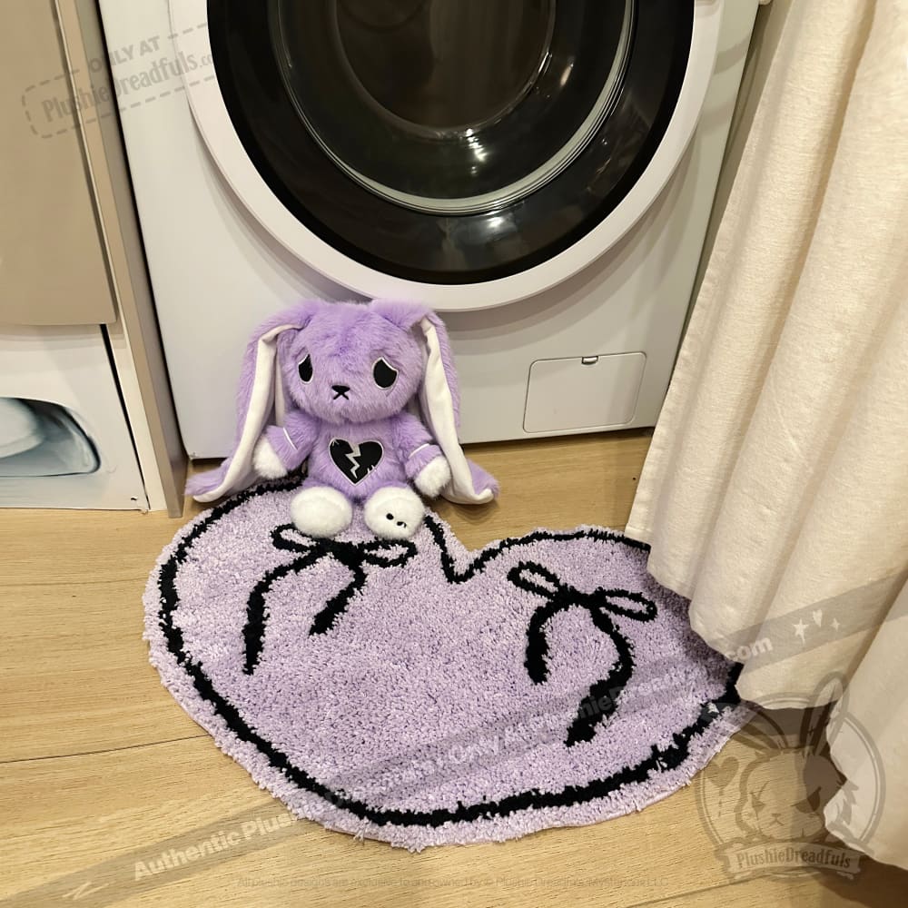 Goth Girl Ribbon Rug