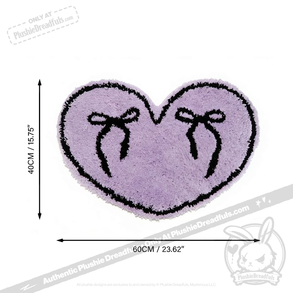 Goth Girl Ribbon Rug