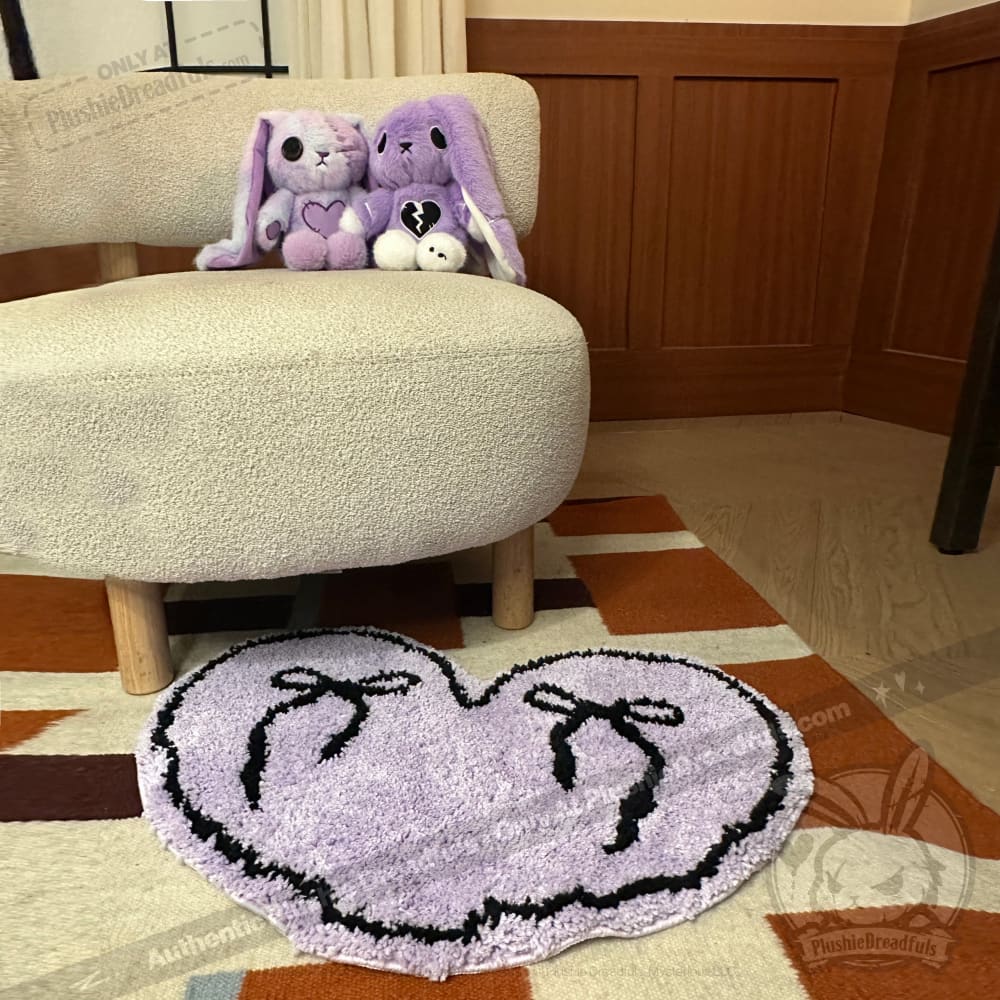 Goth Girl Ribbon Rug