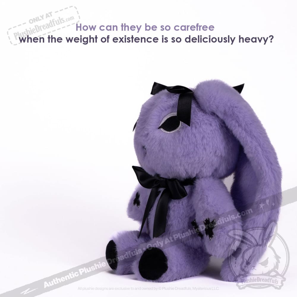 Goth Rabbit - Plush Stuffed Animal