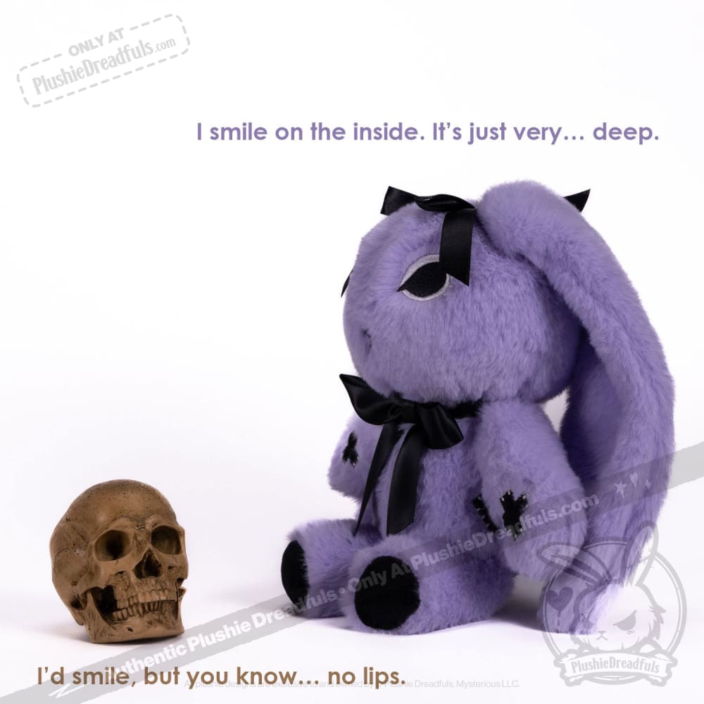 Goth Rabbit - Plush Stuffed Animal
