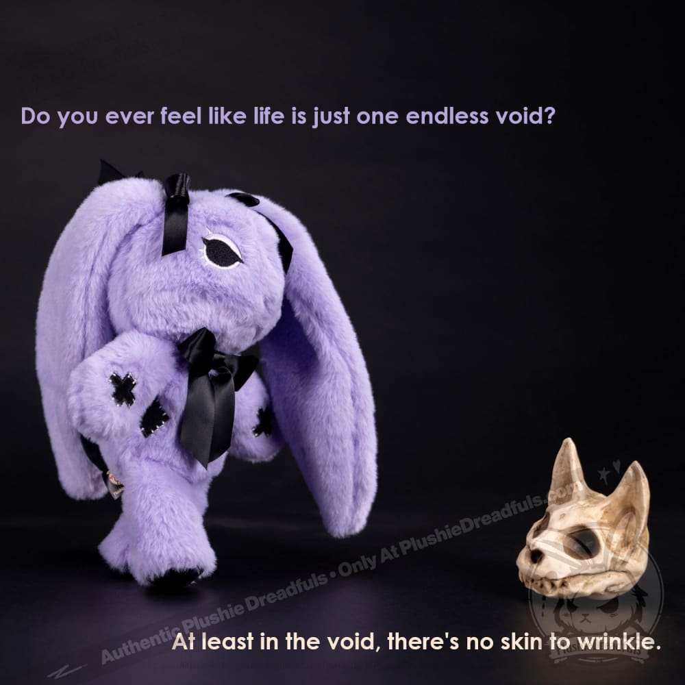 Goth Rabbit - Plush Stuffed Animal