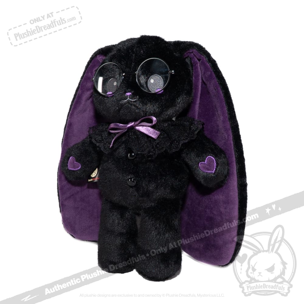 Goth Shy Rabbit - Plush Stuffed Animal
