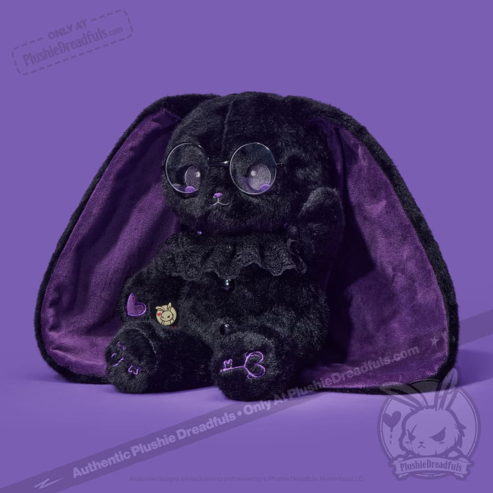 Goth Shy Rabbit - Plush Stuffed Animal
