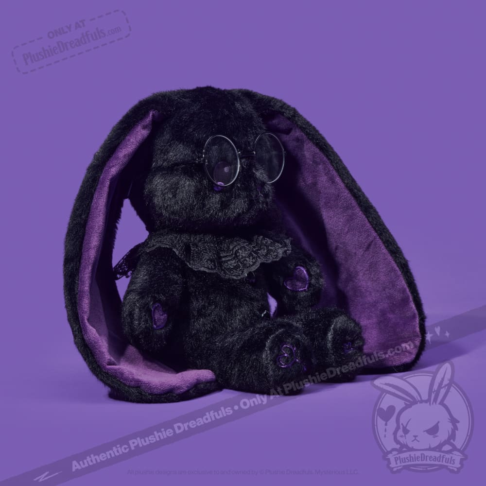 Goth Shy Rabbit - Plush Stuffed Animal