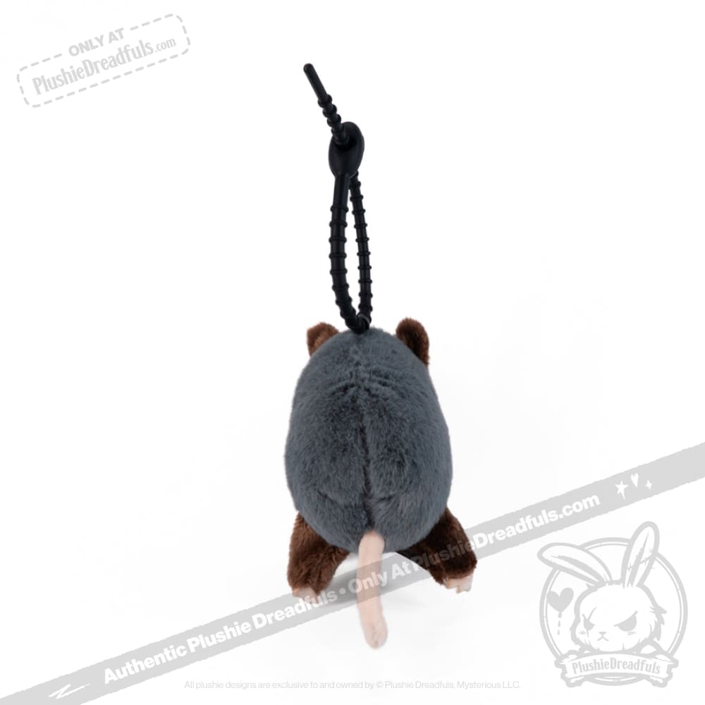 Hangry Pizza Opossum Plush Keychain