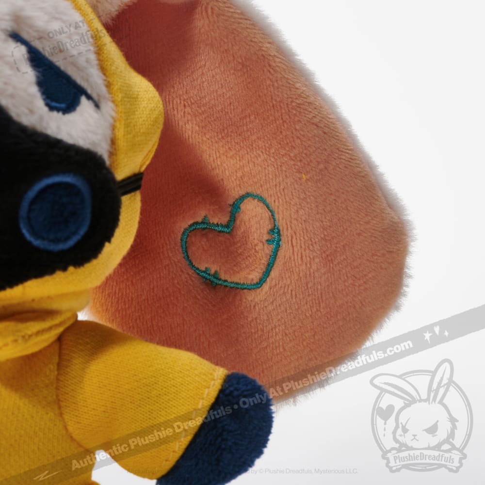 Hazmat Worker Plush Keychain Accessory