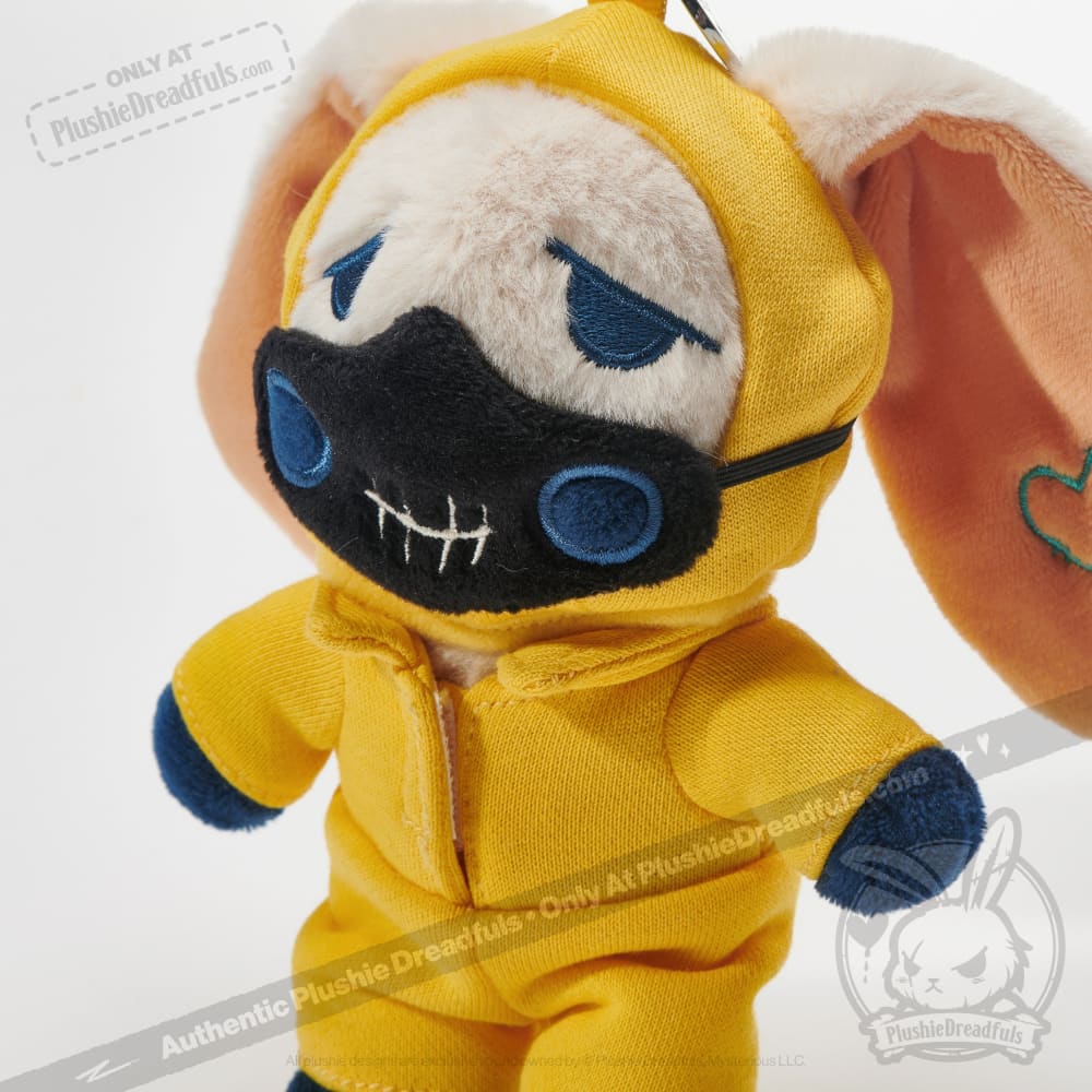 Hazmat Worker Plush Keychain Accessory