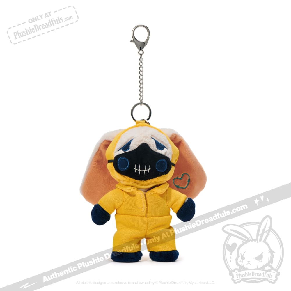 Hazmat Worker Plush Keychain Accessory