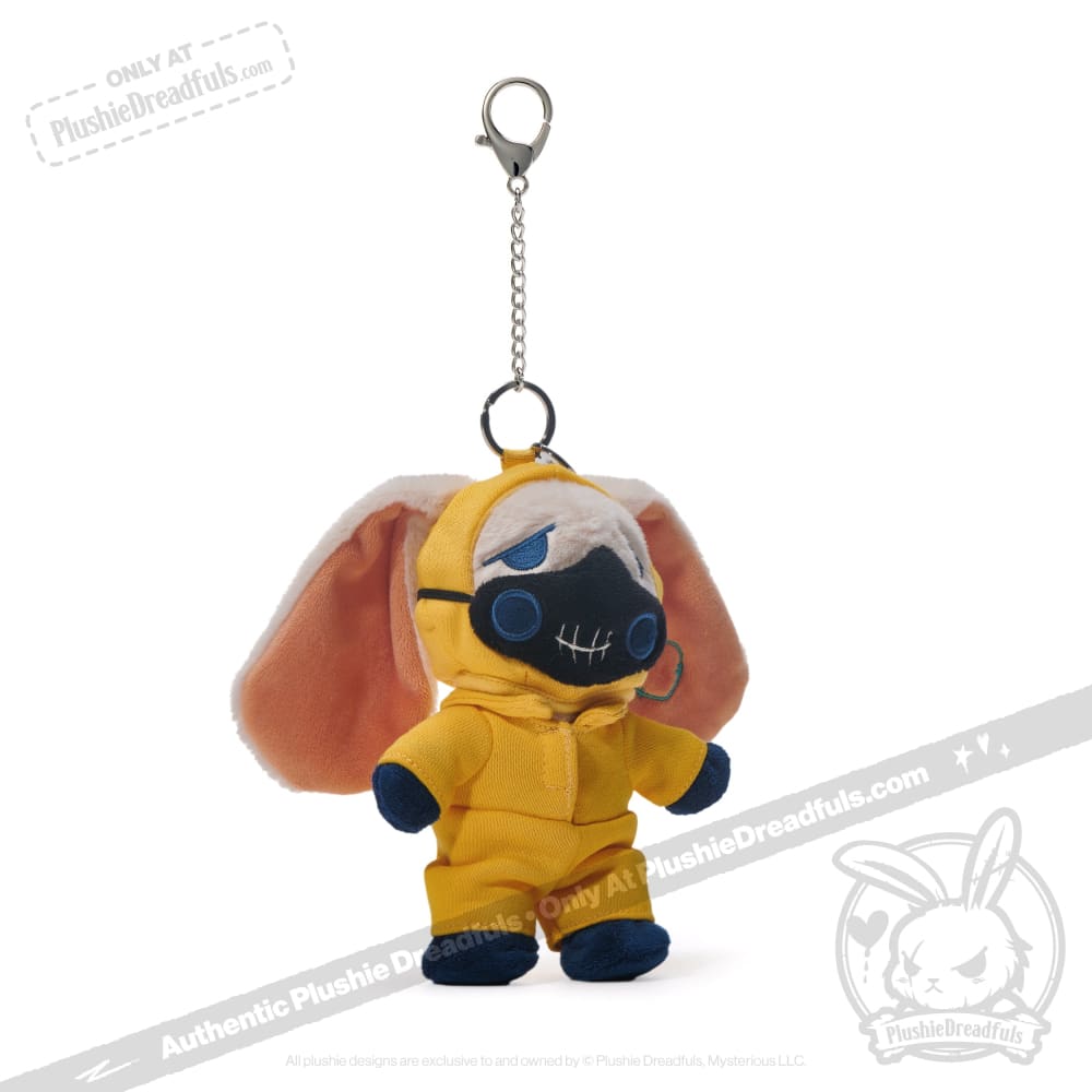 Hazmat Worker Plush Keychain Accessory