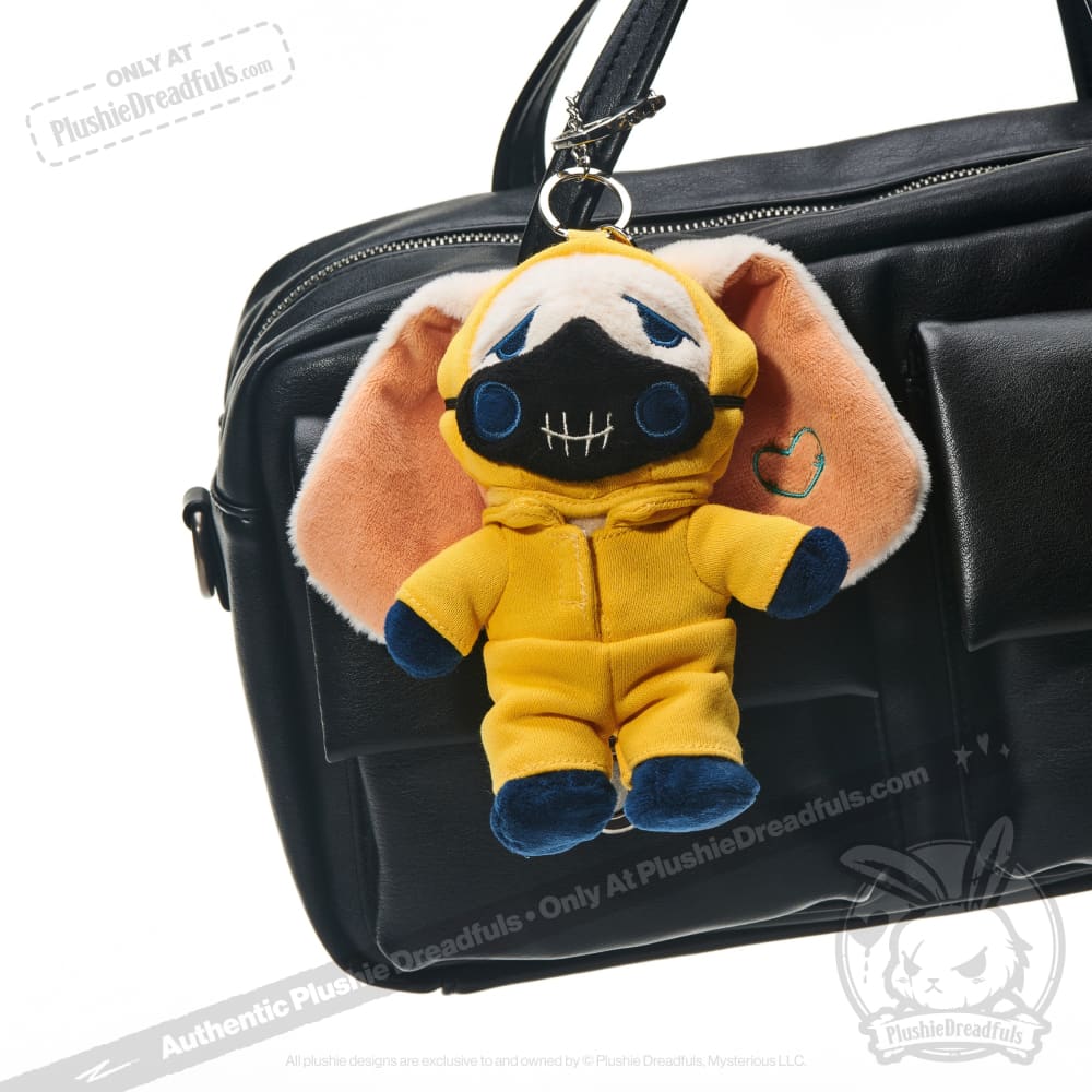 Hazmat Worker Plush Keychain Accessory