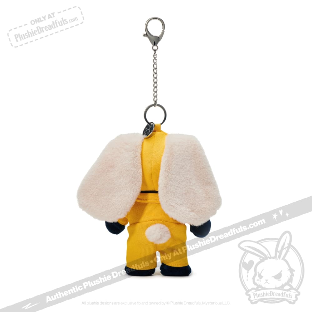 Hazmat Worker Plush Keychain Accessory