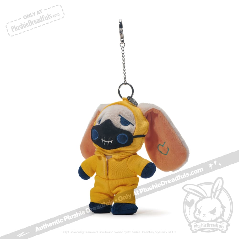Hazmat Worker Plush Keychain Accessory
