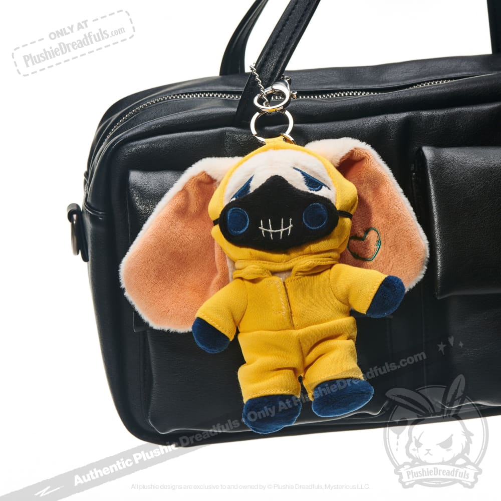Hazmat Worker Plush Keychain Accessory