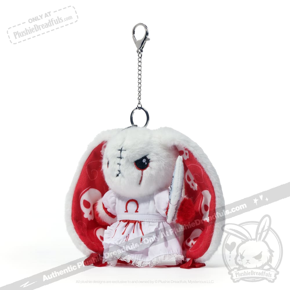 Hysteria Rabbit Plush Keychain Accessory