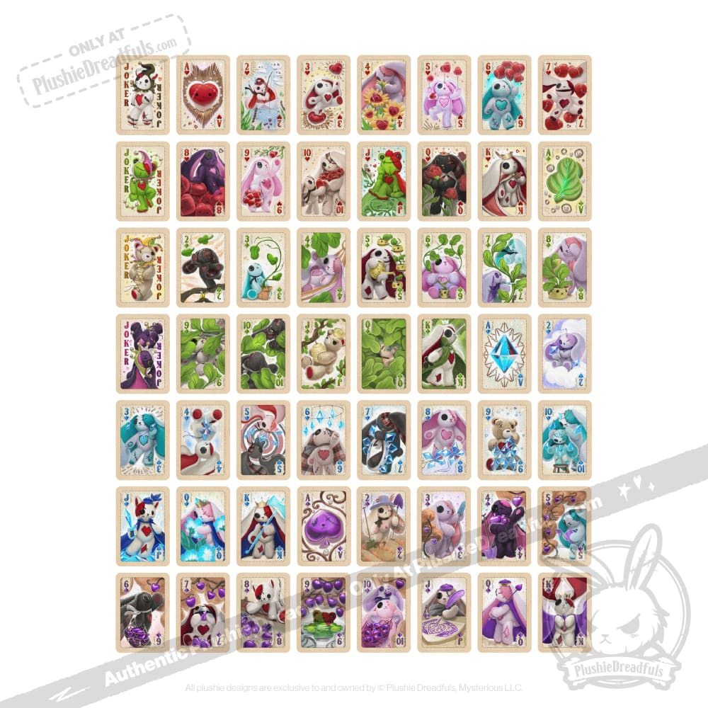Illustrated Card Deck Love Rabbit Edition