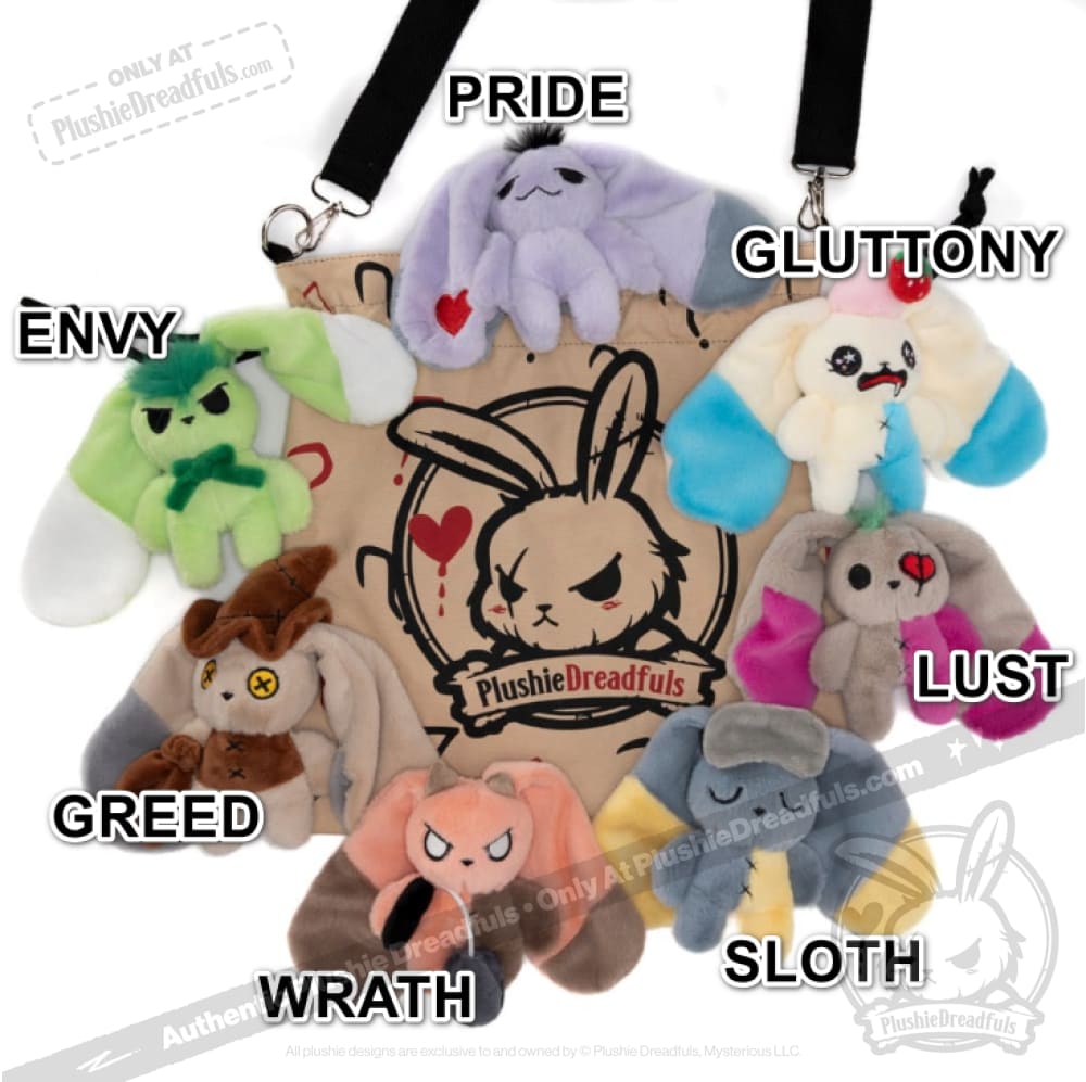 Indulge a Bun - 7 Deadly Sins Plush Set - Stuffed Animal