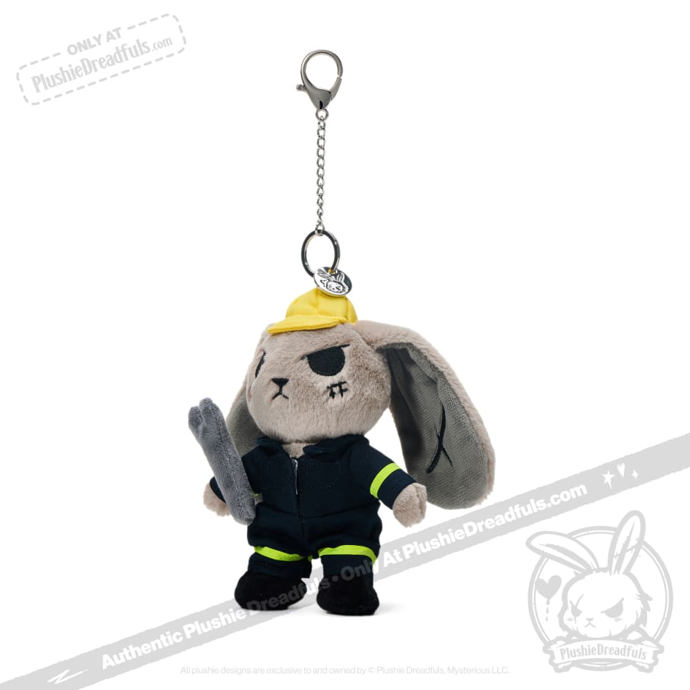 Job Site Worker Plush Keychain Accessory