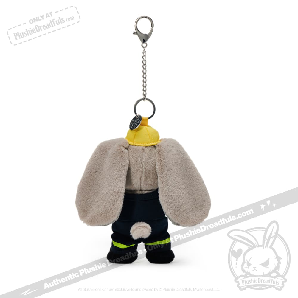 Job Site Worker Plush Keychain Accessory