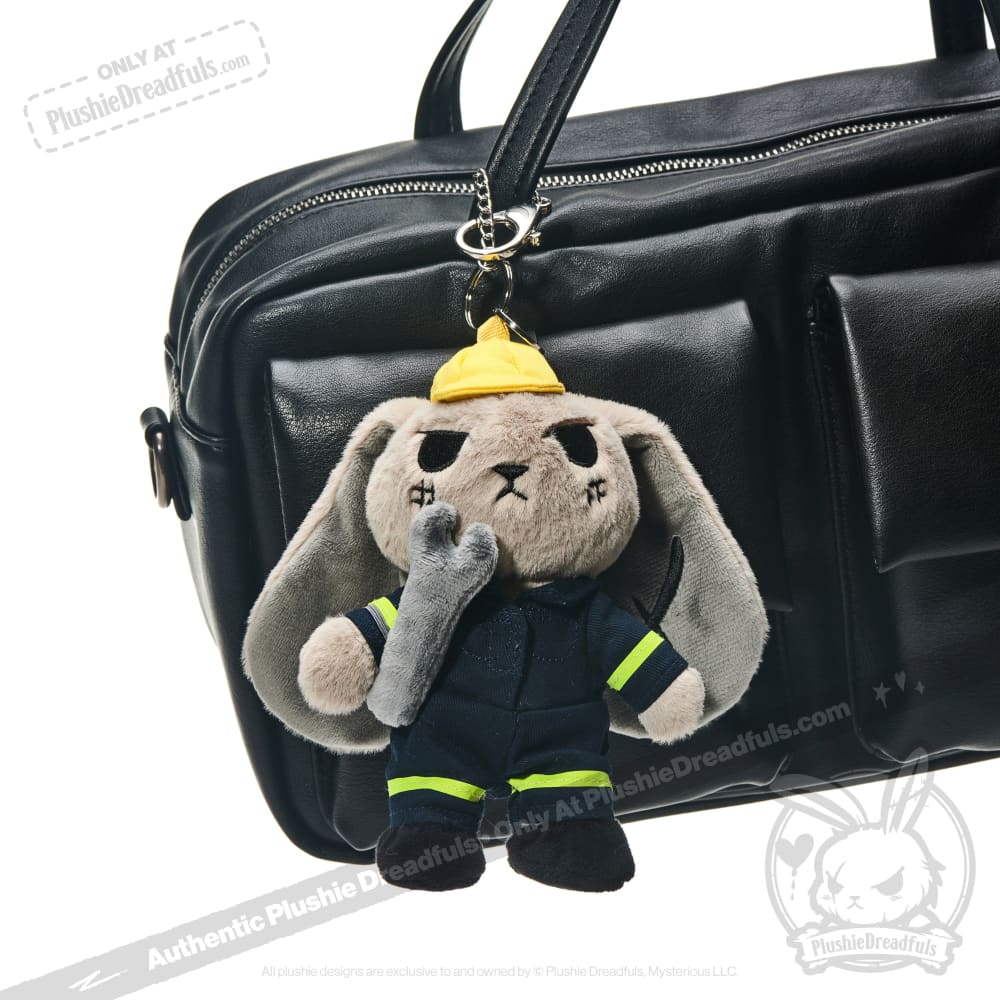Job Site Worker Plush Keychain Accessory