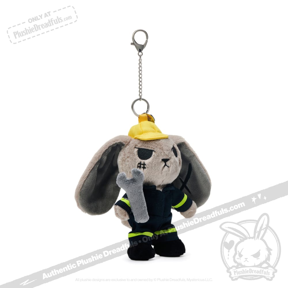 Job Site Worker Plush Keychain Accessory