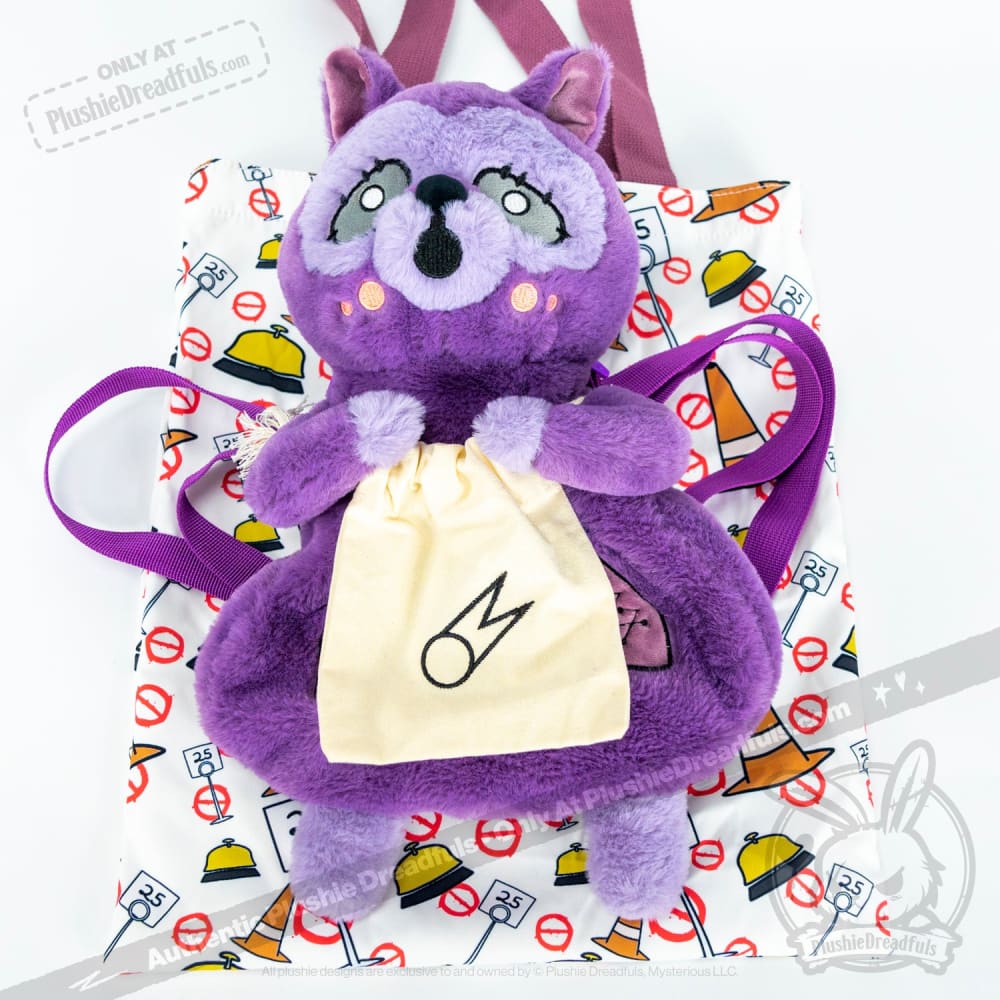 Klepto Raccoon Plush Backpack