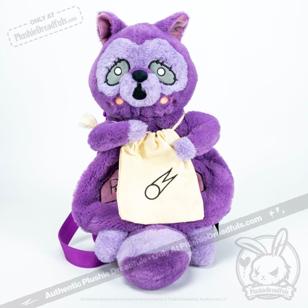 Klepto Raccoon Plush Backpack