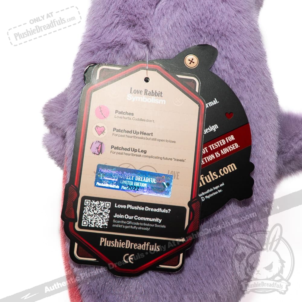 Lavender Love Rabbit Limited Edition - Plush Stuffed Animal