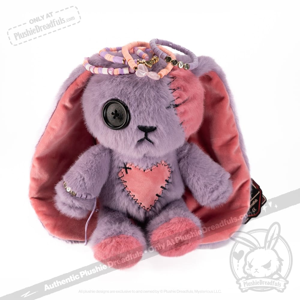 Lavender Love Rabbit Stacking Friendship Bracelet