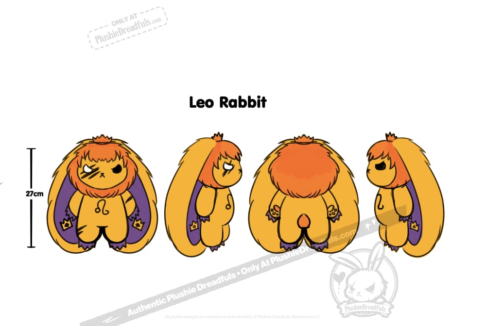 Leo Rabbit - Plush Stuffed Animal