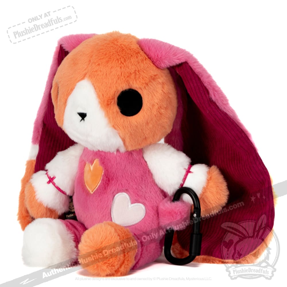 Lesbian Bunny - Carabiner Edition- Plush Stuffed Animal