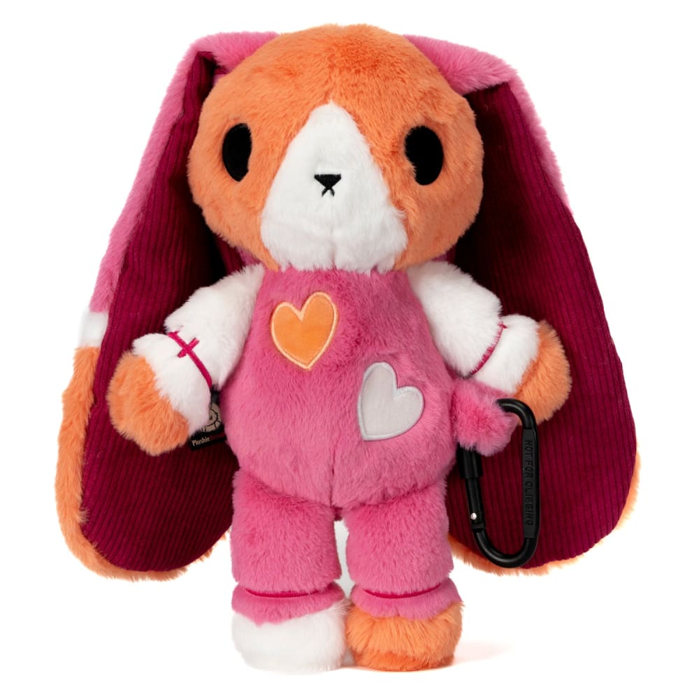 Lesbian Bunny - Carabiner Edition- Plush Stuffed Animal