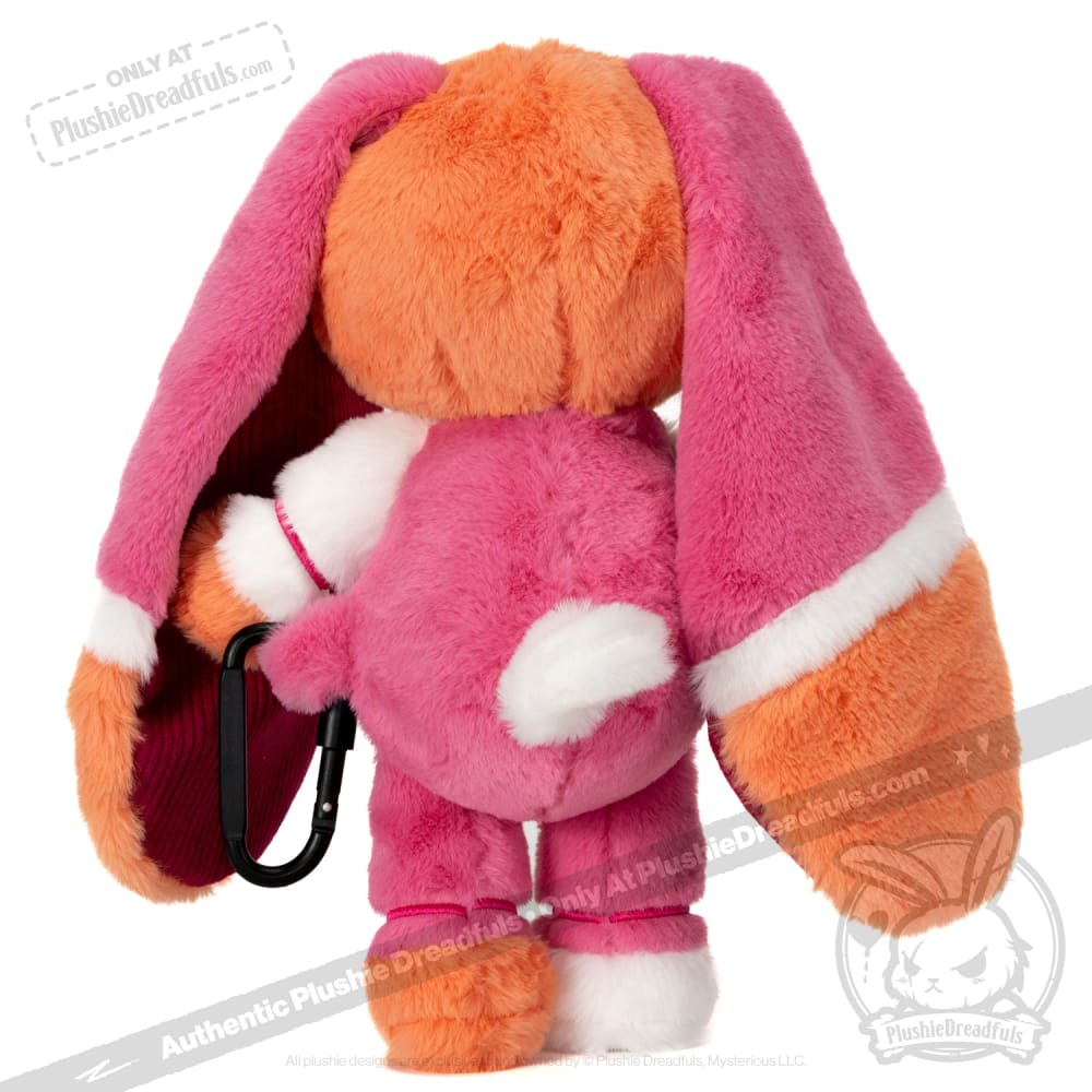 Lesbian Bunny - Carabiner Edition- Plush Stuffed Animal
