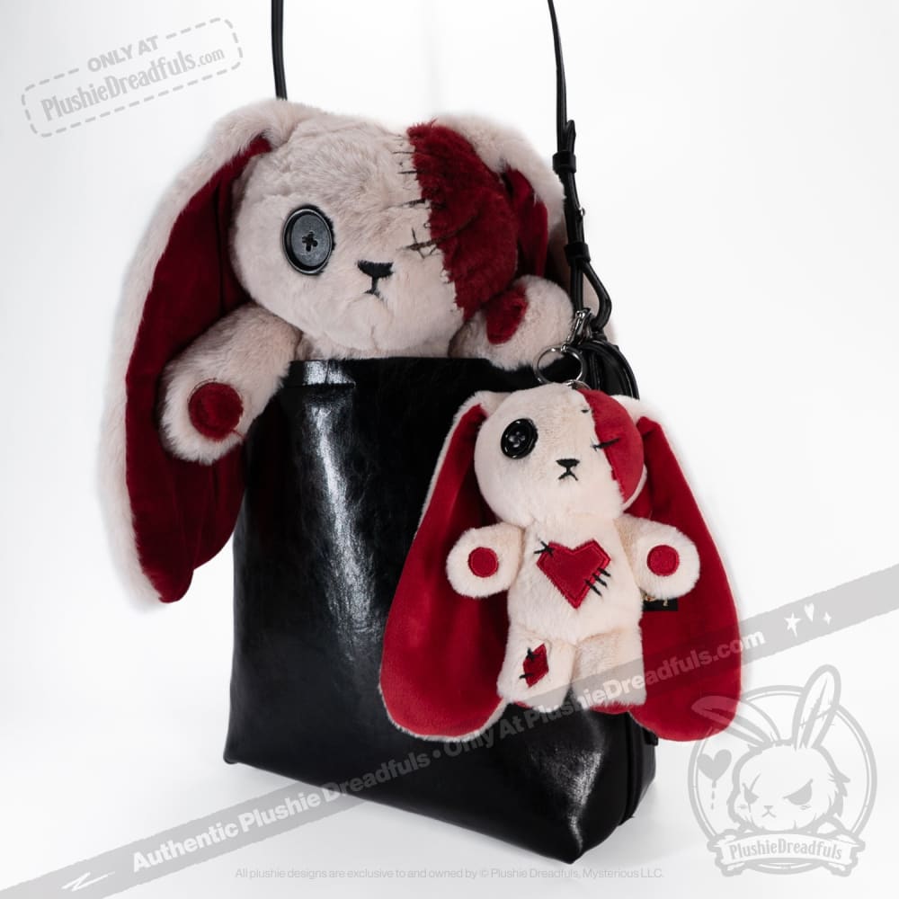 Love Rabbit Plush Keychain Accessory