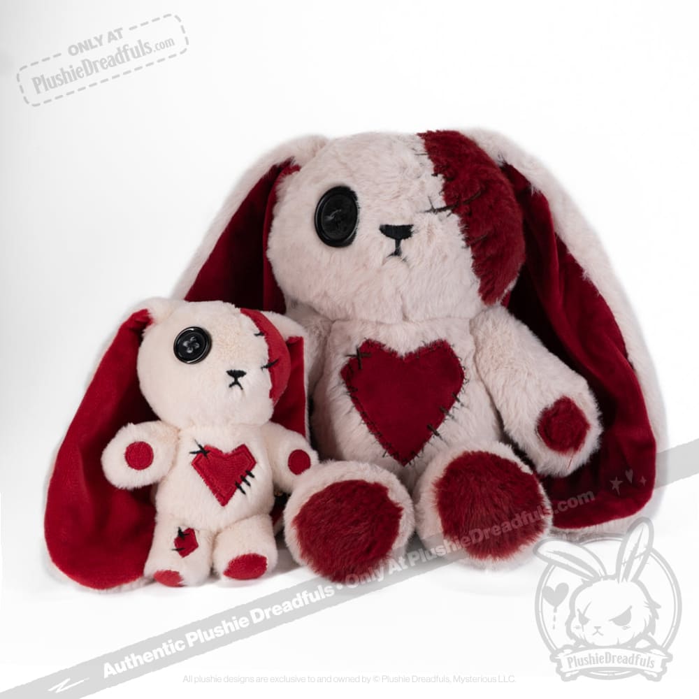 Love Rabbit Plush Keychain Accessory