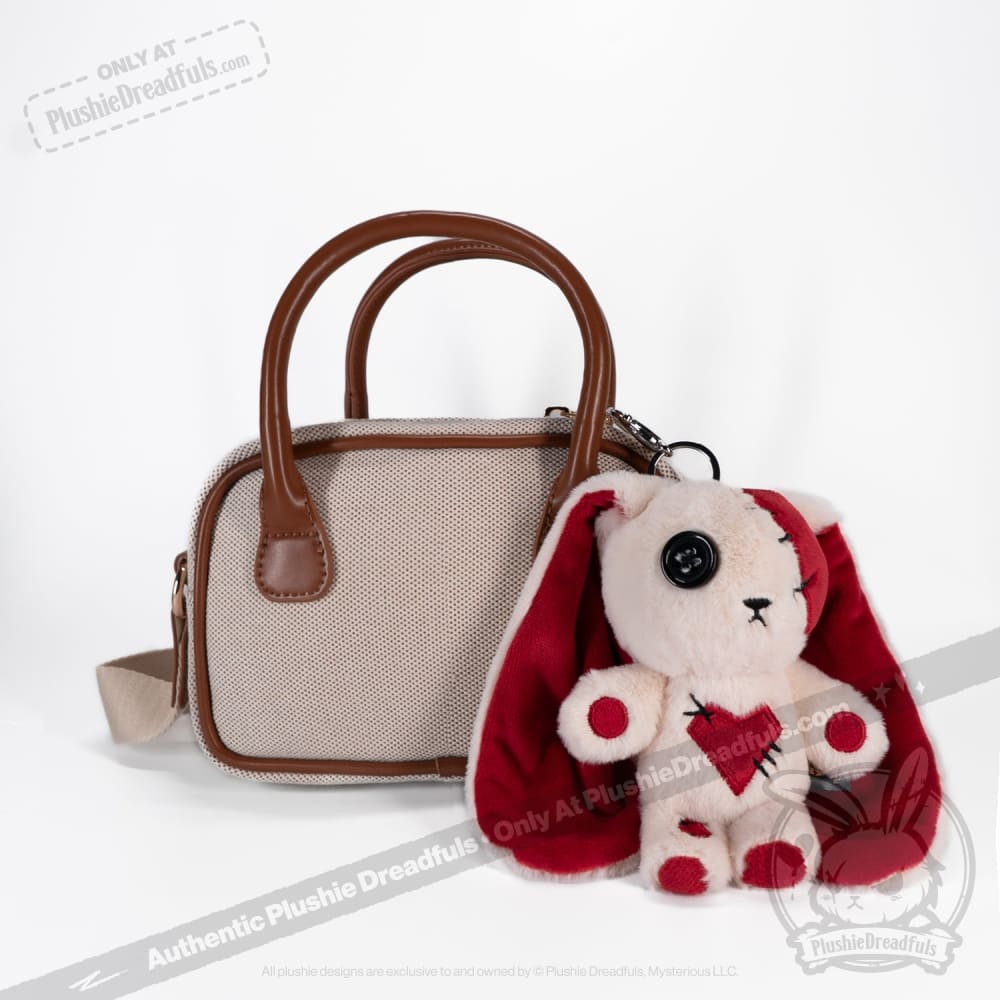 Love Rabbit Plush Keychain Accessory