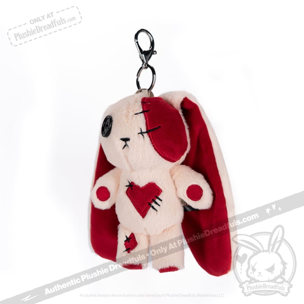 Love Rabbit Plush Keychain Accessory