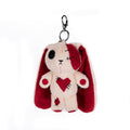 Love Rabbit Plush Keychain Accessory