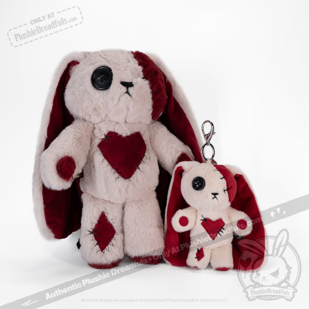 Love Rabbit Plush Keychain Accessory