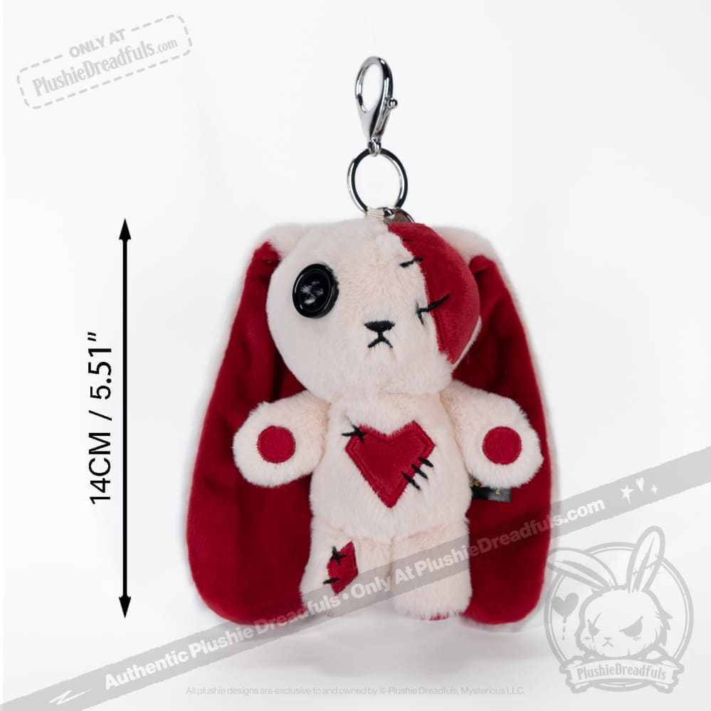 Love Rabbit Plush Keychain Accessory