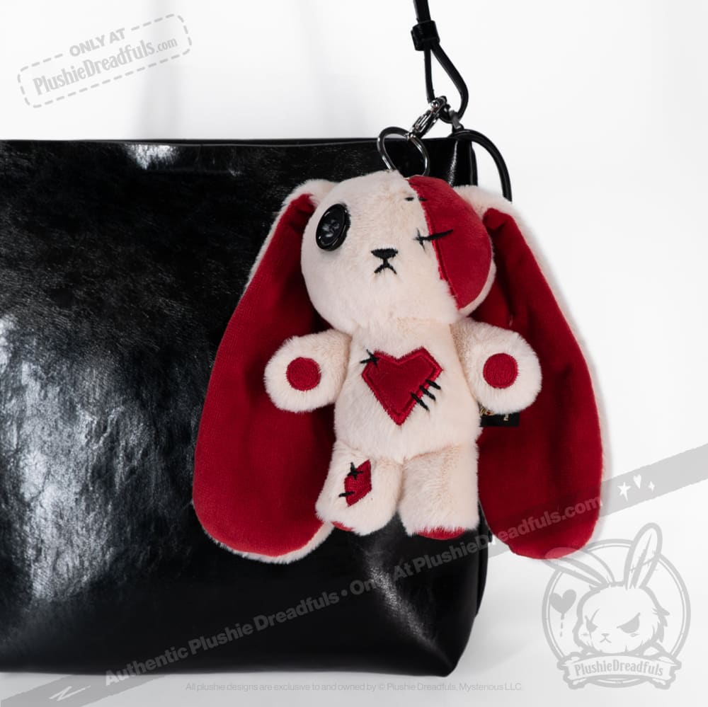 Love Rabbit Plush Keychain Accessory