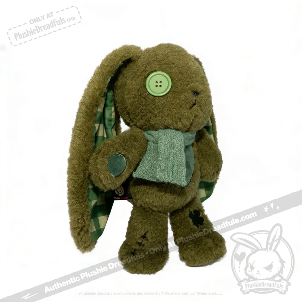 Lucky Green Plaid Love Rabbit - Plush Stuffed Animal