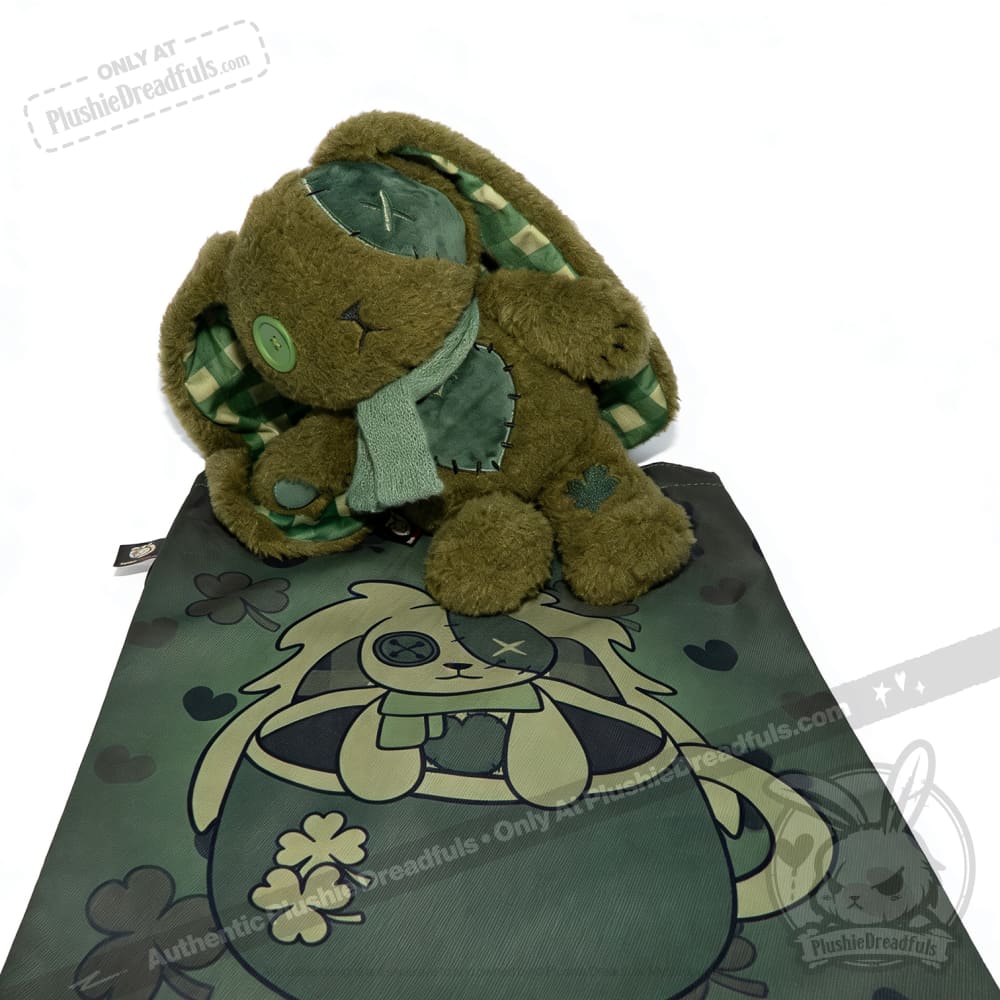 Lucky Green Plaid Love Rabbit - Plush Stuffed Animal