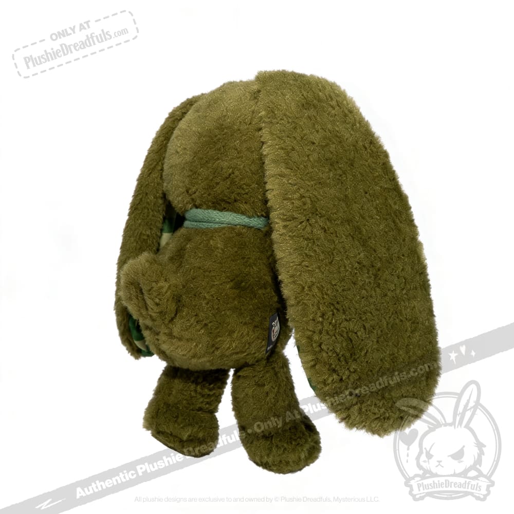 Lucky Green Plaid Love Rabbit - Plush Stuffed Animal