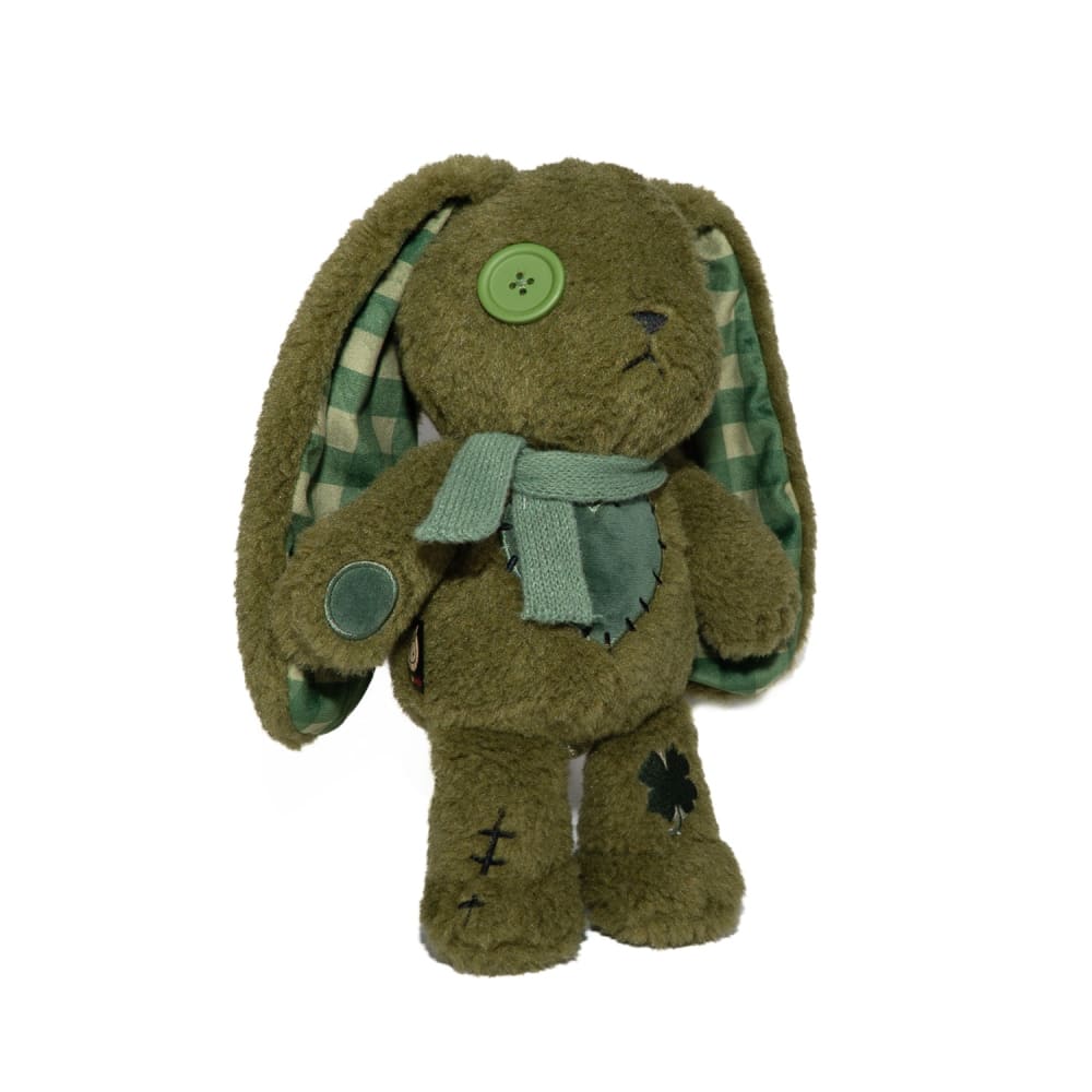 Lucky Green Plaid Love Rabbit - Plush Stuffed Animal